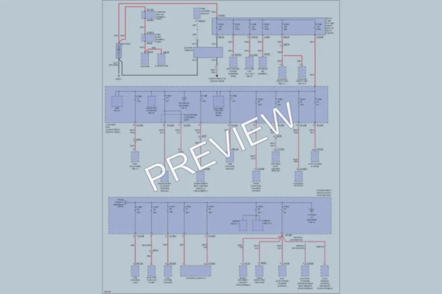 2010 BMW M3 Power Distribution wiring diagram preview