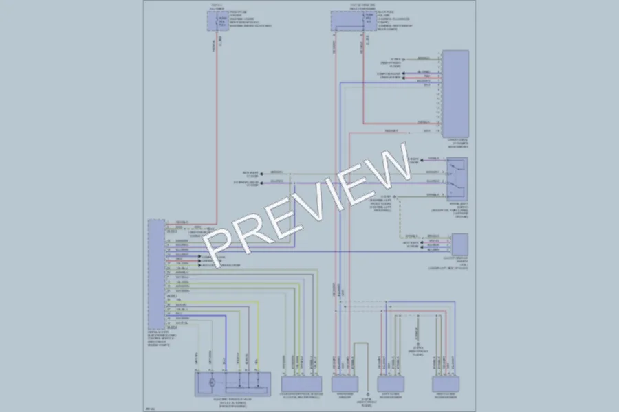 2010 BMW M5 Cruise Control wiring diagram preview