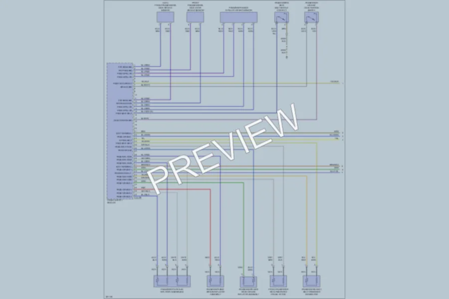 2010 BMW M5 Supplemental Restraints wiring diagram preview