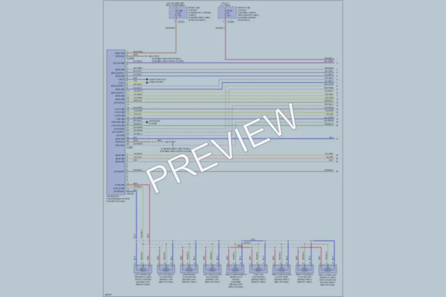 2010 BMW M6 Air Conditioning wiring diagram preview