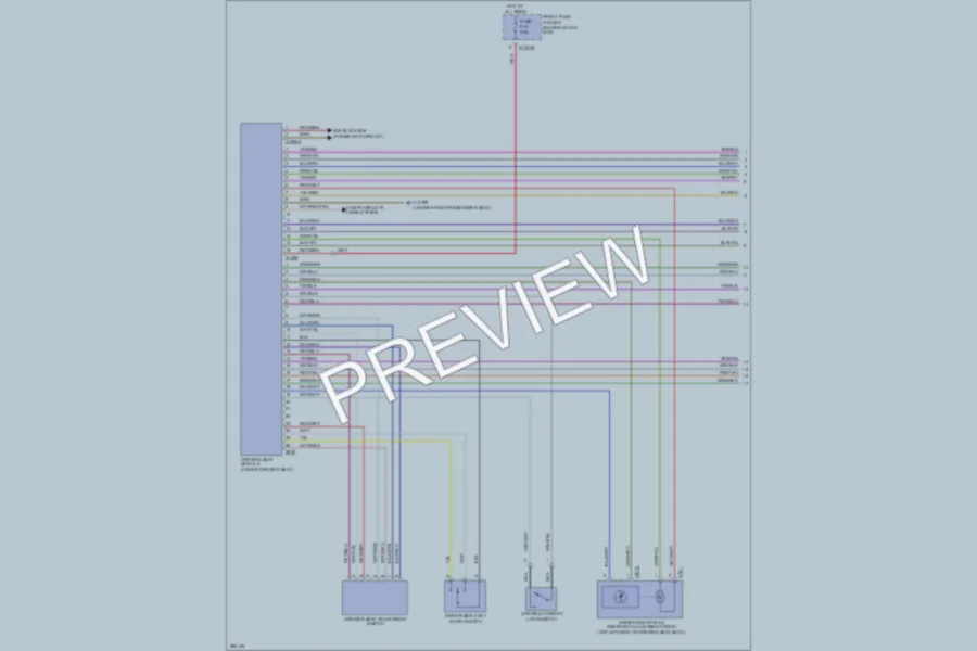 2010 BMW M6 Memory Systems wiring diagram preview