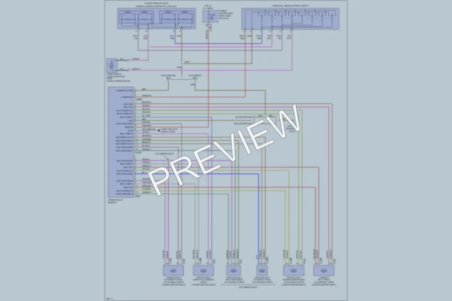 2010 BMW X3 Memory Systems wiring diagram preview