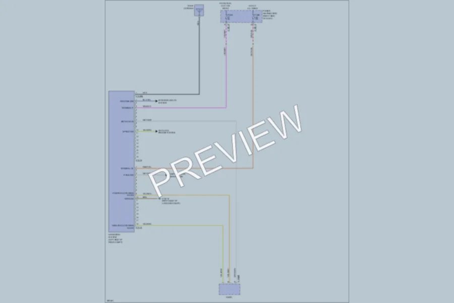 2010 BMW X3 Navigation wiring diagram preview