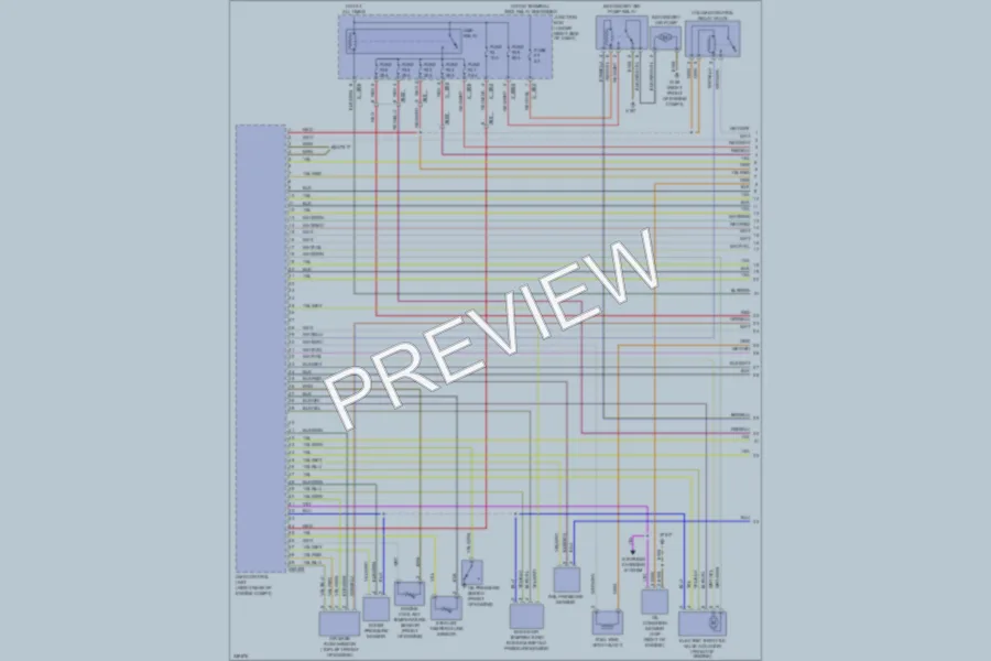 2010 BMW X5 Engine Performance wiring diagram preview