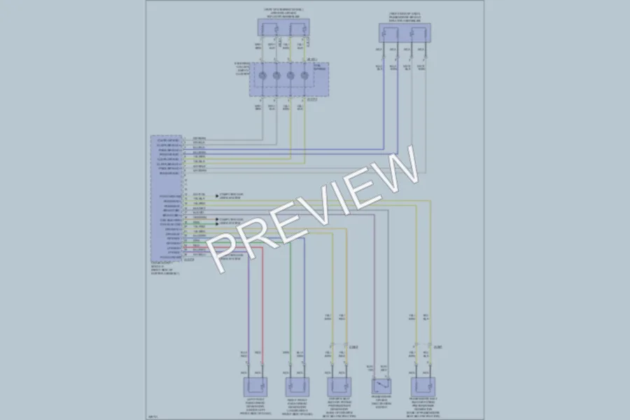 2010 BMW X5 Supplemental Restraints wiring diagram preview