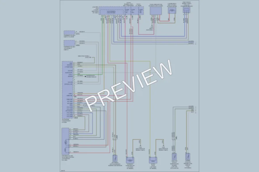 2010 BMW X6 Air Conditioning wiring diagram preview