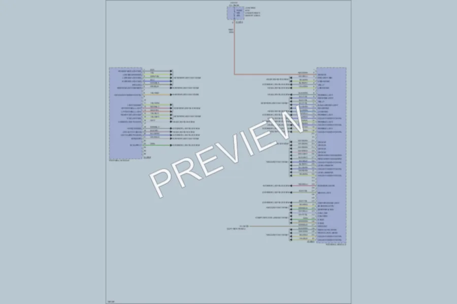 2010 BMW X6 Body Control Modules wiring diagram preview