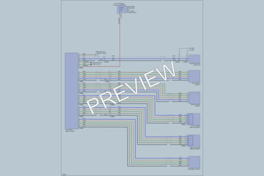 2010 BMW X6 Navigation wiring diagram preview