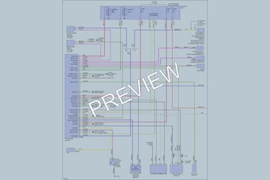2010 BMW Z4 Anti Theft wiring diagram preview