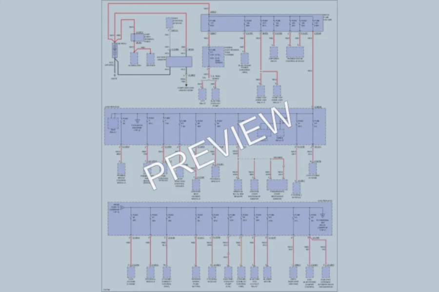 2010 BMW Z4 Power Distribution wiring diagram preview