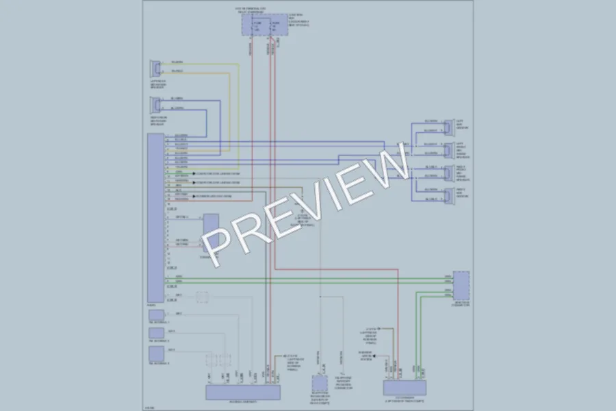 2010 BMW Z4 Radio wiring diagram preview