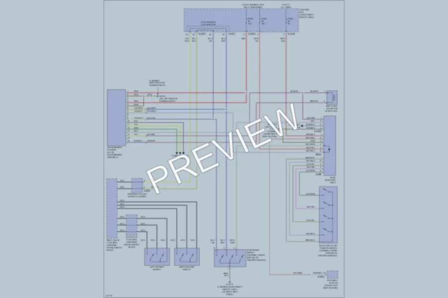 2010 BMW Z4 Transmission wiring diagram preview