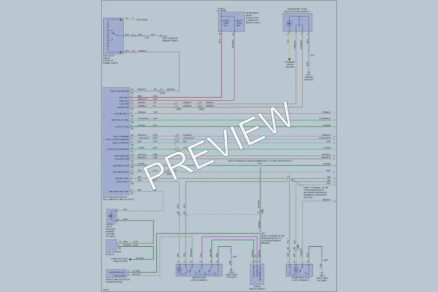 2010 Buick LaCrosse Anti Theft wiring diagram preview