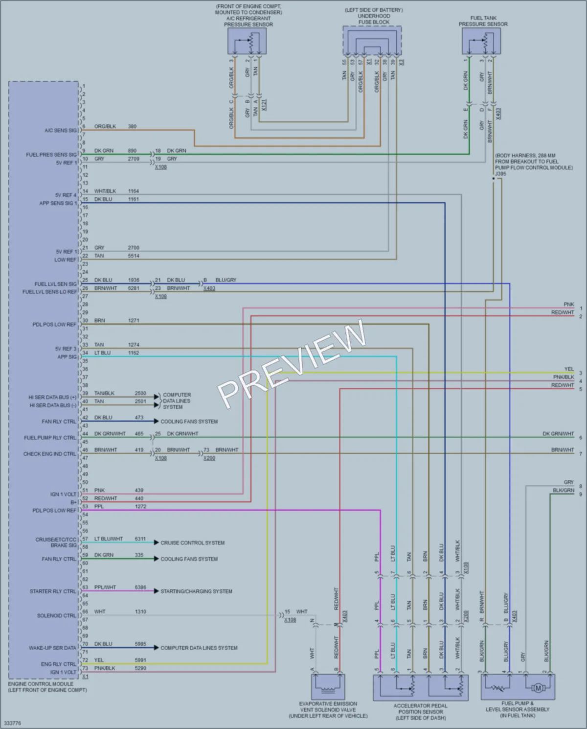 2010 Buick LaCrosse Engine Performance wiring diagram preview