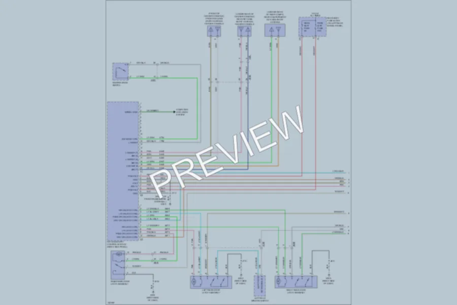 2010 Buick LaCrosse Power Door Locks wiring diagram preview
