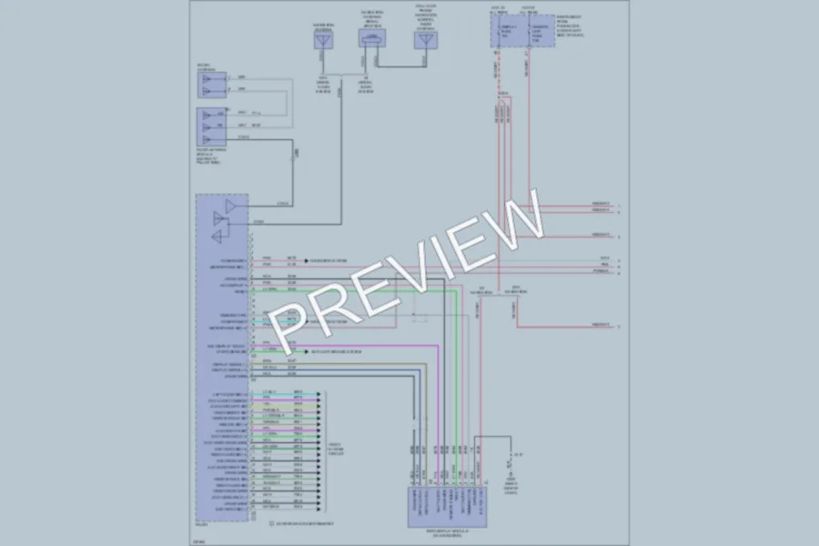 2010 Buick LaCrosse Radio wiring diagram preview
