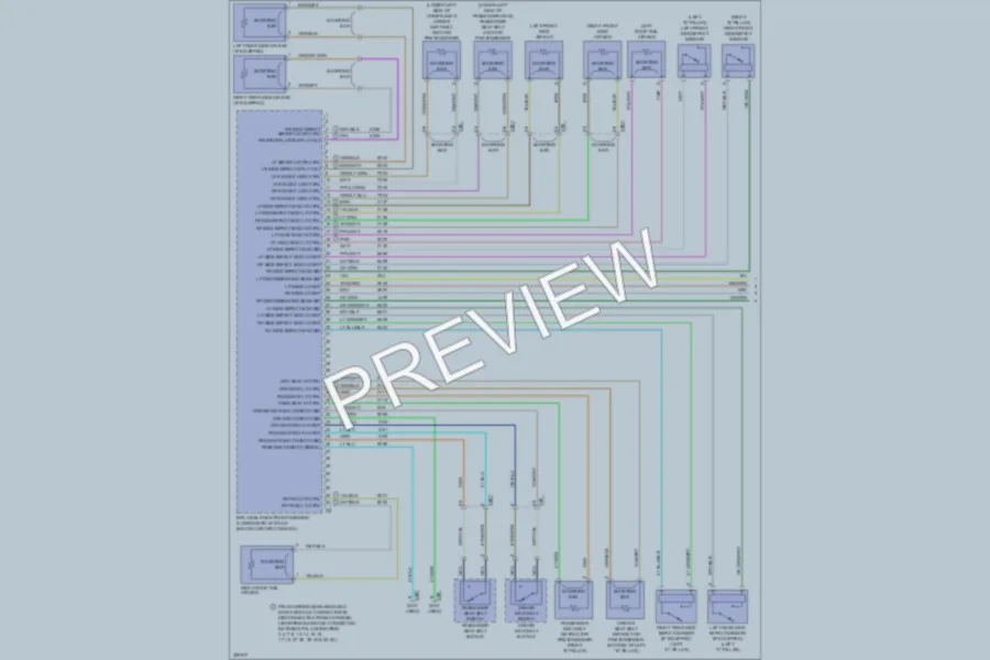 2010 Buick LaCrosse Supplemental Restraints wiring diagram preview