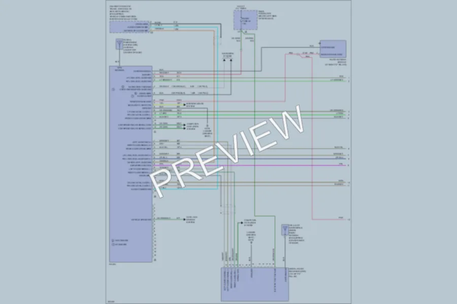 2010 Buick Lucerne Radio wiring diagram preview