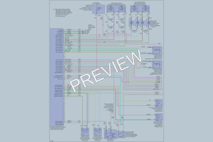 2010 Buick Lucerne Supplemental Restraints wiring diagram preview