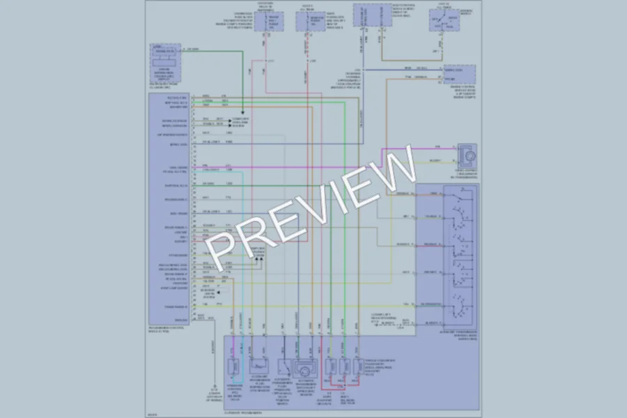 2010 Buick Lucerne Transmission wiring diagram preview