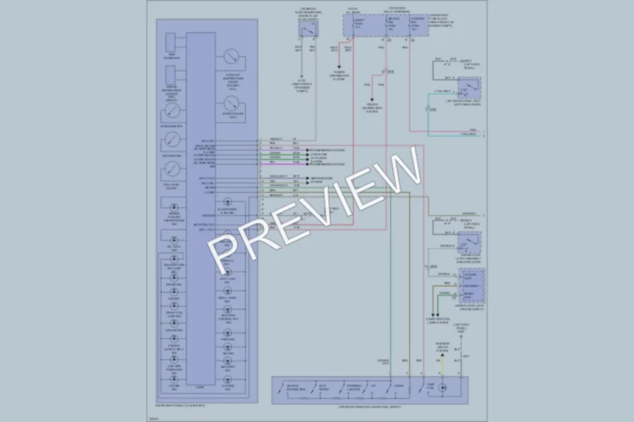 2010 Cadillac CTS Instrument Cluster wiring diagram preview