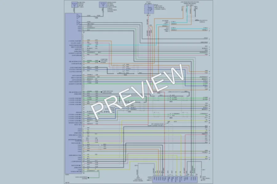 2010 Cadillac CTS Radio wiring diagram preview