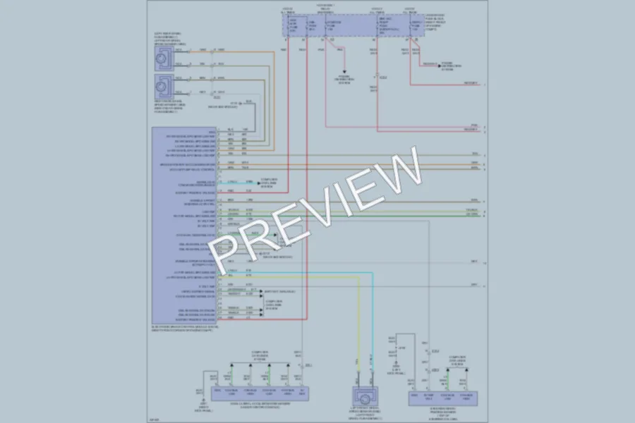 2010 Cadillac CTSV Anti Lock Brakes wiring diagram preview