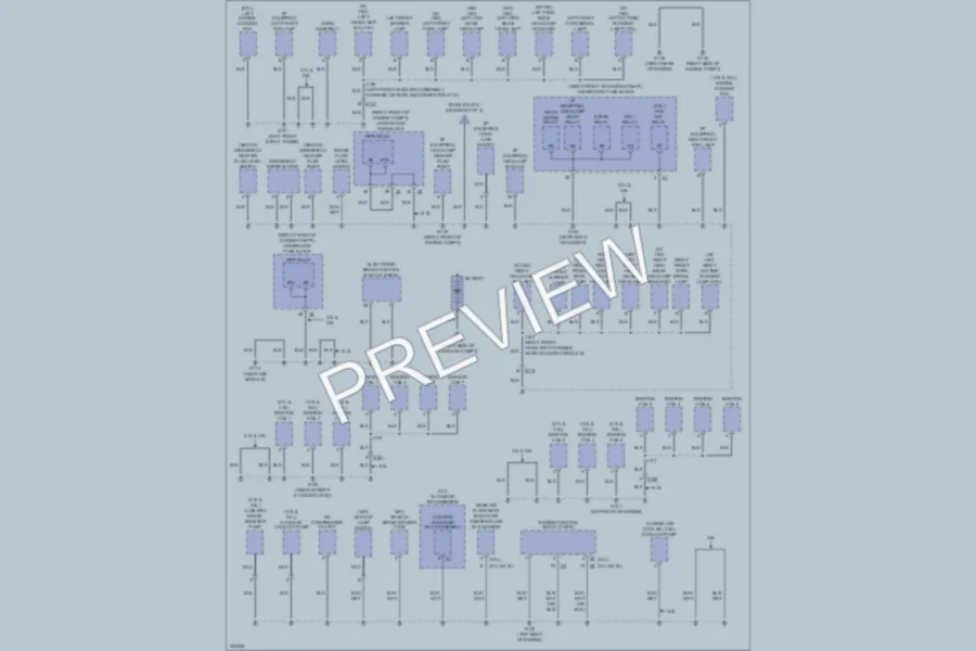 2010 Cadillac CTSV Ground Distribution wiring diagram preview