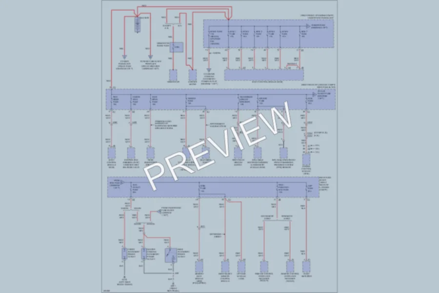 2010 Cadillac CTSV Power Distribution wiring diagram preview
