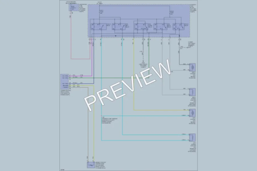 2010 Cadillac Escalade Cooling Fan wiring diagram preview