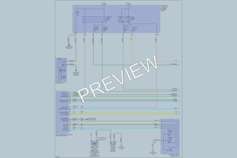 2010 Cadillac EscaladeESV Headlights wiring diagram preview