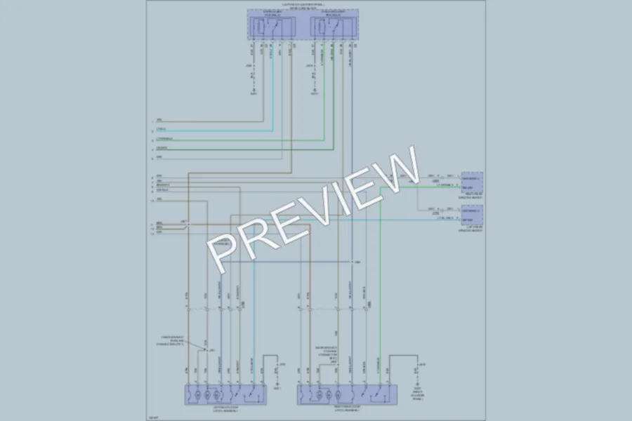 2010 Cadillac SRX Anti Theft wiring diagram preview
