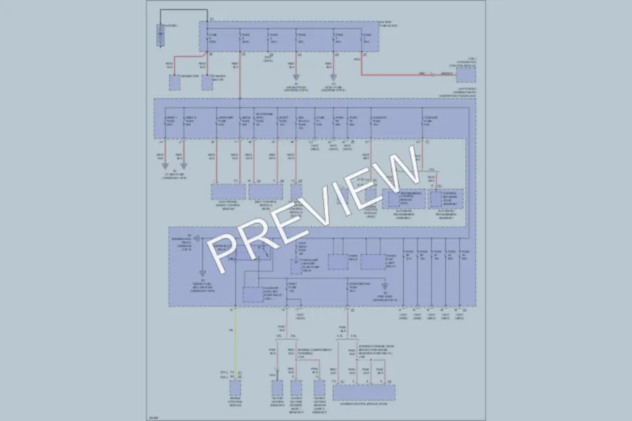 2010 Cadillac SRX Power Distribution wiring diagram preview