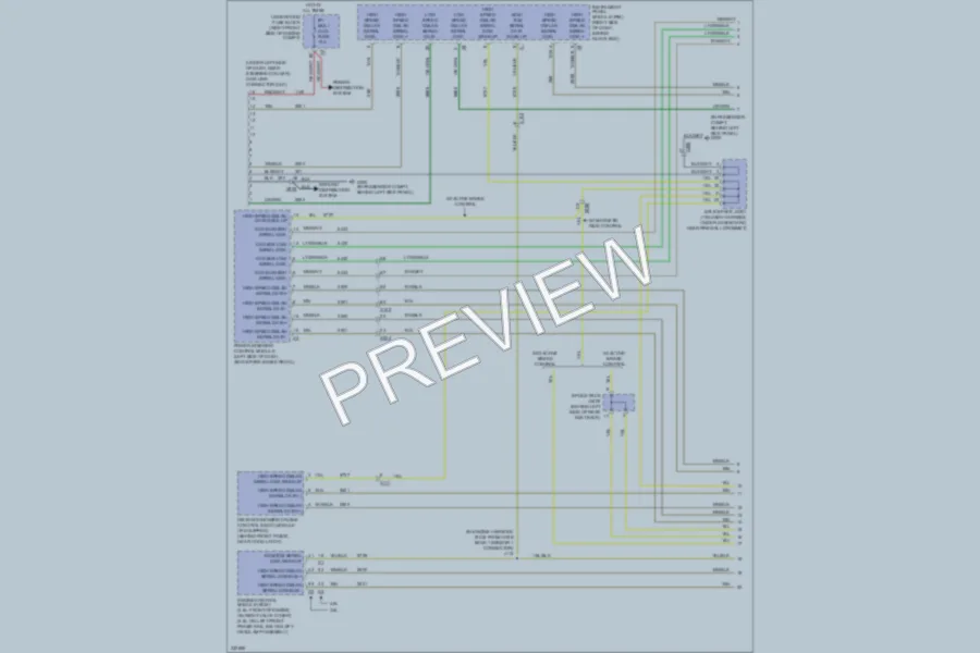 2010 Cadillac STS Computer Data Lines wiring diagram preview