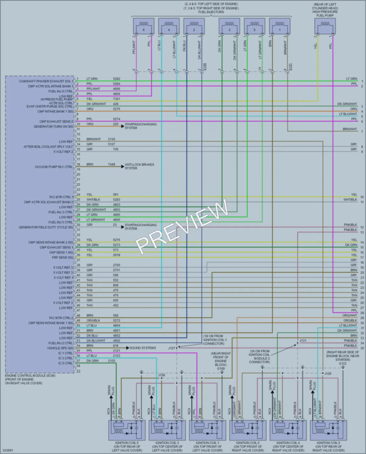 2010 Cadillac STS Engine Performance wiring diagram preview