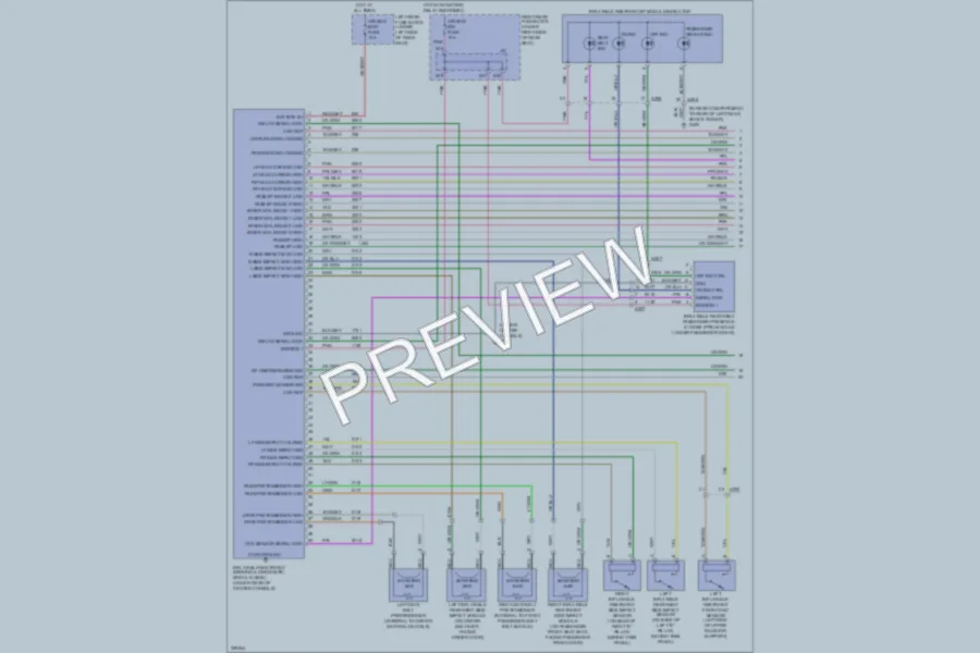 2010 Cadillac STS Supplemental Restraints wiring diagram preview