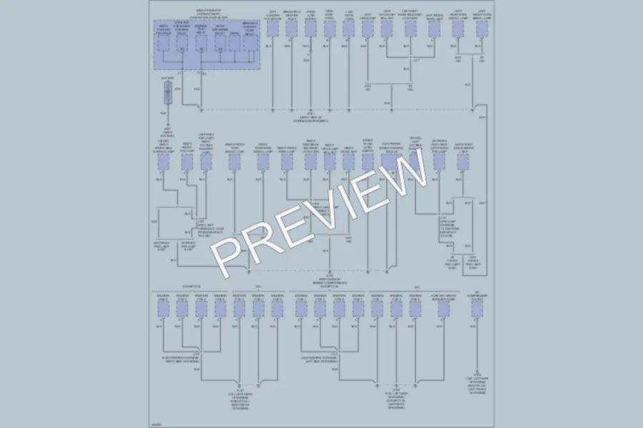 2010 Chevrolet Camaro Ground Distribution wiring diagram preview