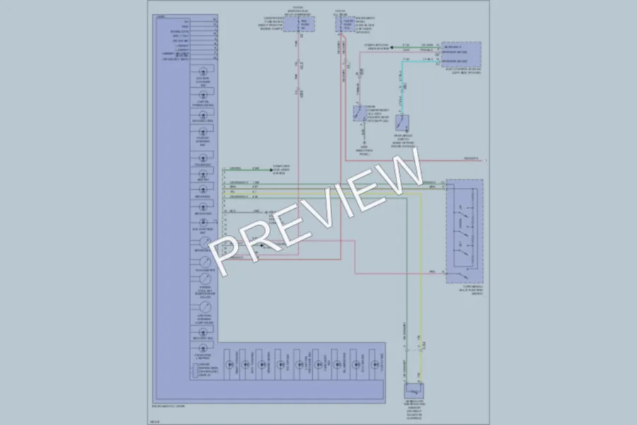 2010 Chevrolet Camaro Instrument Cluster wiring diagram preview
