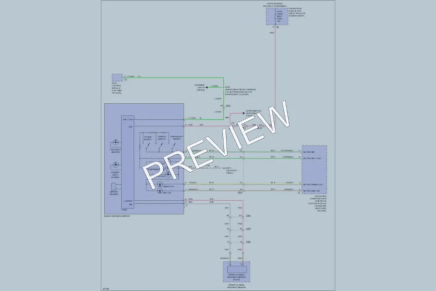 2010 Chevrolet Camaro Power Mirrors wiring diagram preview