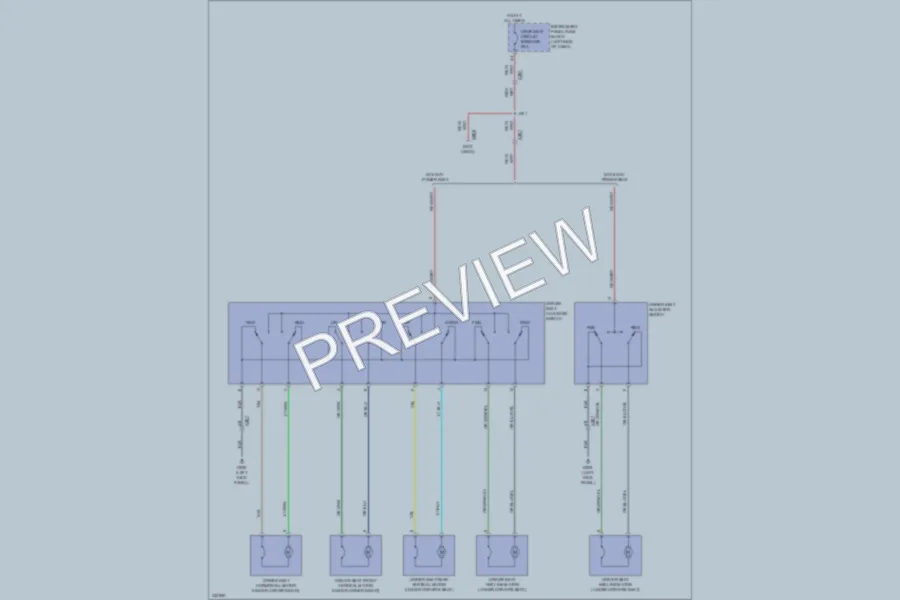 2010 Chevrolet Camaro Power Seats wiring diagram preview