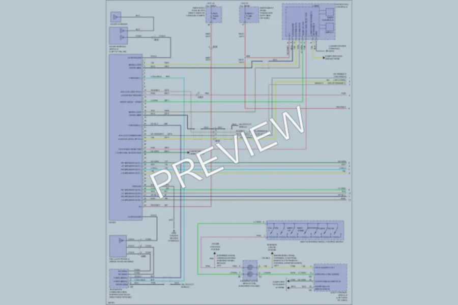 2010 Chevrolet Camaro Radio wiring diagram preview