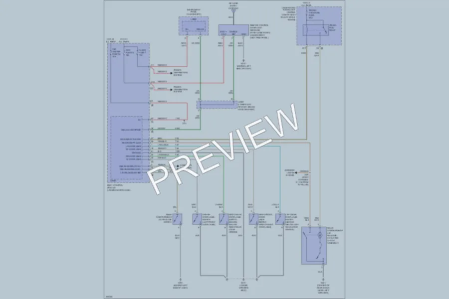 2010 Chevrolet Cobalt Power Door Locks wiring diagram preview