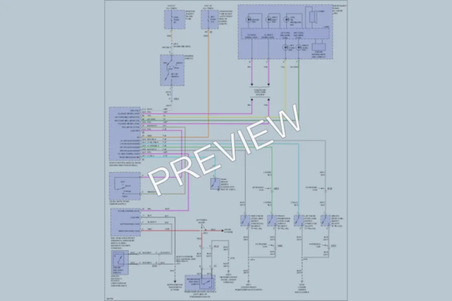 2010 Chevrolet Colorado Warning Systems wiring diagram preview