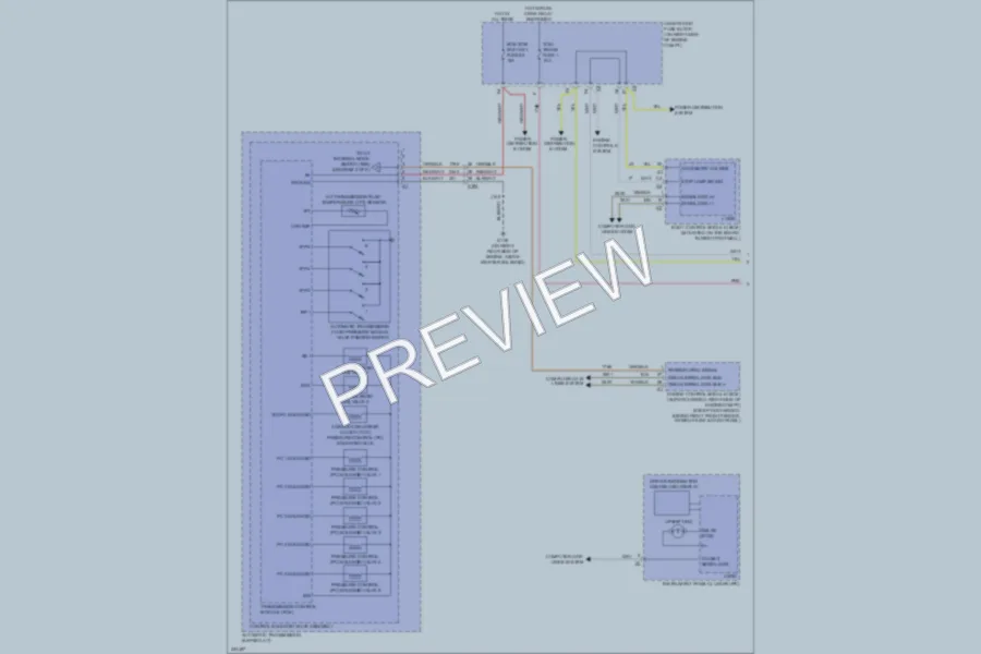 2010 Chevrolet Corvette Transmission wiring diagram preview