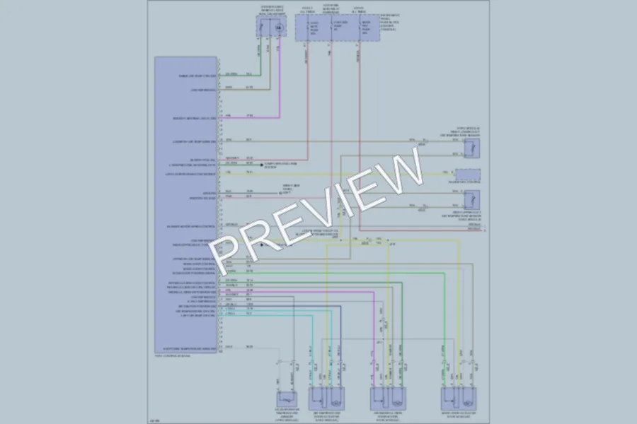 2010 Chevrolet Equinox Air Conditioning wiring diagram preview