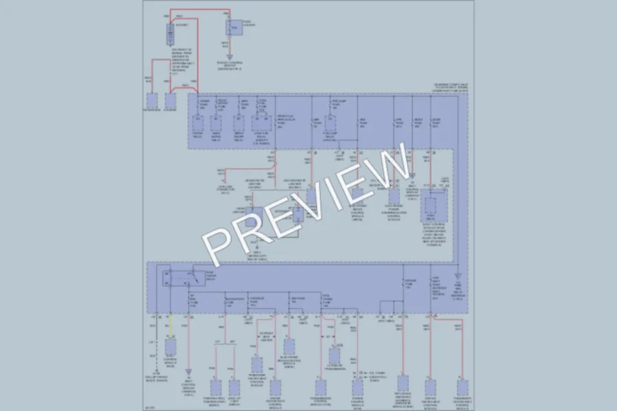 2010 Chevrolet HHR Power Distribution wiring diagram preview