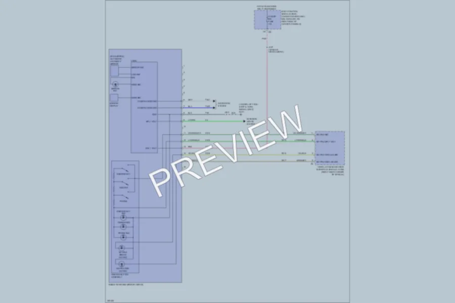 2010 Chevrolet HHR Power Mirrors wiring diagram preview
