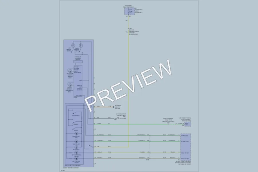 2010 Chevrolet Impala Power Mirrors wiring diagram preview