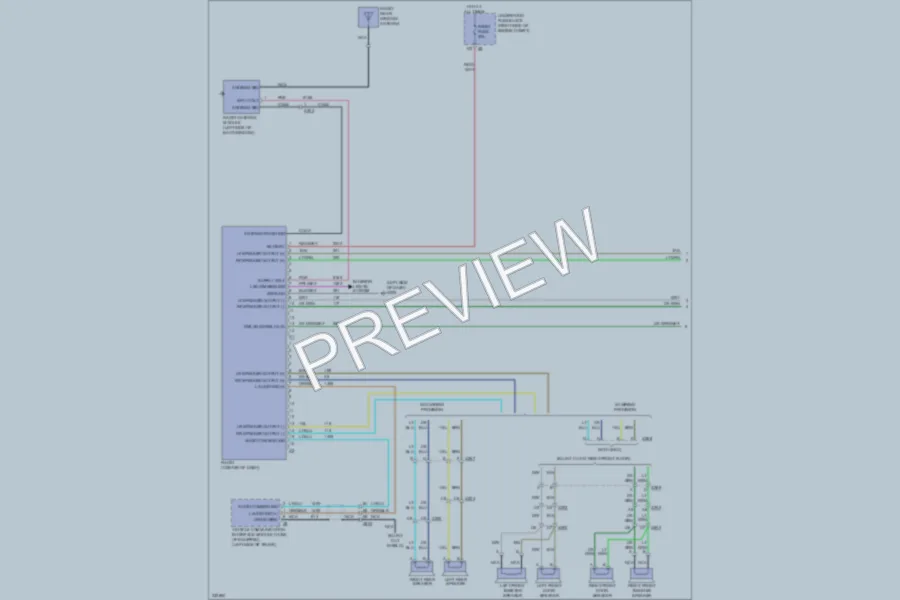 2010 Chevrolet Impala Radio wiring diagram preview