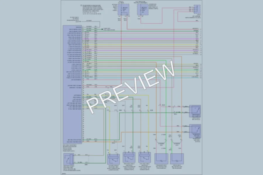 2010 Chevrolet Impala Supplemental Restraints wiring diagram preview
